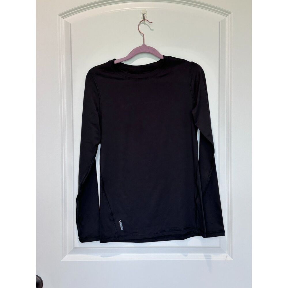 NWT Champion Duofold Varitherm Women's Crewneck Long Sleeve Black Size Small